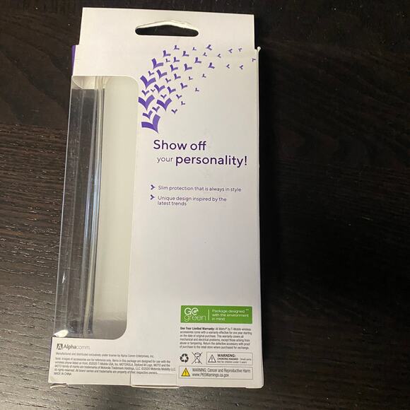 Moto E Fashion Case Metro by T-Mobile Pink White Marbled Marble Swirl Brand New - Picture 3 of 3